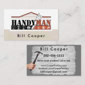 カスタマイズ可能なHandyman Home Repair名刺 名刺 (正面/裏面)