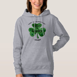 カスタマイズ可能なHappy St. Patrick's Day Sweatshirt パーカ