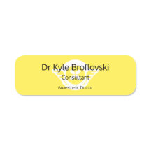 カスタマイズ可能なHello私の名前はDr.