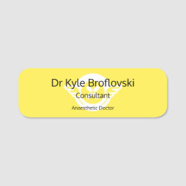 カスタマイズ可能なHello私の名前はDr. 名札