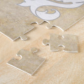 カスタマイズ可能なHeraldic盾 ジグソーパズル (側面)