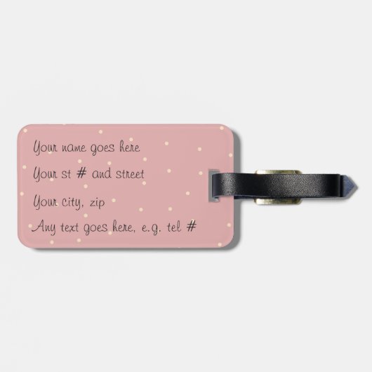 カスタマイズ可能なHermannのカメの荷物のラベル ラゲッジタグ (裏面横)