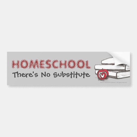 カスタマイズ可能なHomeschooling |のバンパーステッカー| バンパーステッカー (正面)