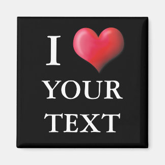 カスタマイズ可能なIハートマグネット0004 マグネット