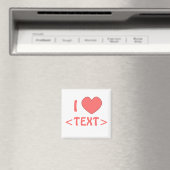 カスタマイズ可能なIハートマグネット0009 マグネット (インサイチュ (食洗機))