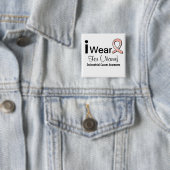 カスタマイズ可能なI衣服および子宮内膜がんリボン 缶バッジ (インサイチュ)