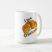カスタマイズ可能なI love CroisSunDay コーヒーマグカップ (正面右)