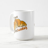 カスタマイズ可能なI love CroisSunDay コーヒーマグカップ (正面左)