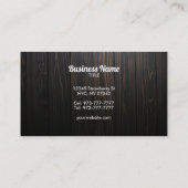 カスタマイズ可能なIce Coffeeロゴ名刺 名刺 (裏面)