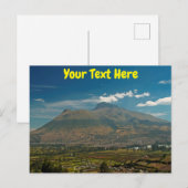 カスタマイズ可能なImbabura火山、エクアドルのはがき ポストカード (正面/裏面)