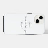 カスタマイズ可能なiPhone 14ケース – デザインの追加 iPhoneケース (裏面横)