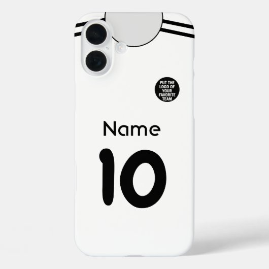 カスタマイズ可能なiPhone 16 Plusケース | 名前を追加 Case-Mate iPhoneケース (裏面)