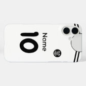 カスタマイズ可能なiPhone 16 Plusケース | 名前を追加 Case-Mate iPhoneケース (裏面 (横))