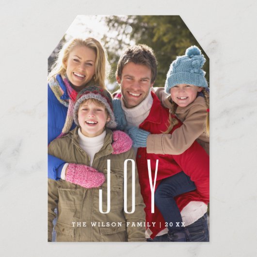 カスタマイズ可能なJoyフォトカードテンプレート (正面)