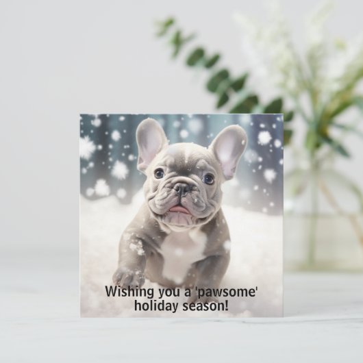 カスタマイズ可能なJoyful🐶 Frenchie Wonderland (スタンド正面)