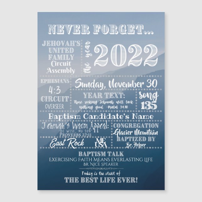 カスタマイズ可能なJWバプテスギフト – 回路組立 (正面)