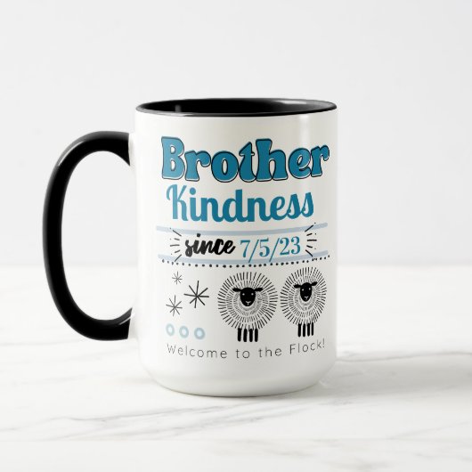 カスタマイズ可能なJW洗礼ギフトfor Brother マグカップ (左)