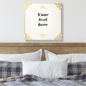 カスタマイズ可能なKeepsakeテンプレートパーソナライズされた キャンバスプリント (インサイチュ (寝室))