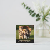 カスタマイズ可能なKennel名刺 スクエア名刺 (スタンド正面)