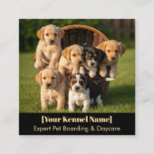 カスタマイズ可能なKennel名刺 スクエア名刺 (正面)