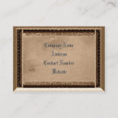 カスタマイズ可能なKleinmoreベイリーのビクトリア時代の人 名刺 (裏面)