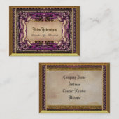 カスタマイズ可能なKleinmore Tishaのビクトリア時代の人 名刺 (正面/裏面)