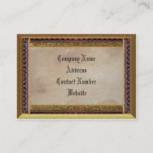 カスタマイズ可能なKleinmore Tishaのビクトリア時代の人 名刺 (裏面)