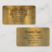 カスタマイズ可能なLaroséeビジネスの円形の端 名刺 (正面/裏面)