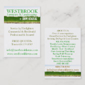 カスタマイズ可能なLawncare及び造園の名刺 名刺 (正面/裏面)