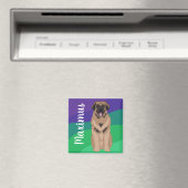 カスタマイズ可能なLeonberger マグネット (インサイチュ (食洗機))