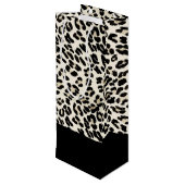 カスタマイズ可能なLeopardプリント抱き枕 ワインギフトバッグ (裏面アングル)