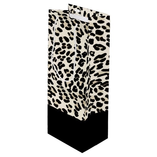 カスタマイズ可能なLeopardプリント抱き枕 ワインギフトバッグ (正面アングル)
