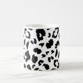 カスタマイズ可能なLeopardプリント コーヒーマグカップ (中央)