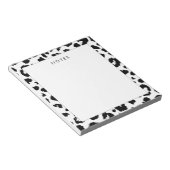 カスタマイズ可能なLeopardプリント ノートパッド (アングル)