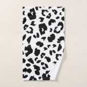 カスタマイズ可能なLeopardプリント バスタオルセット (ハンドタオル)