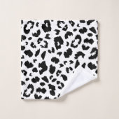 カスタマイズ可能なLeopardプリント バスタオルセット (ウォッシュタオル)