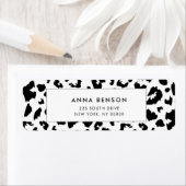 カスタマイズ可能なLeopardプリント ラベル (インサイチュ)