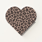 カスタマイズ可能なLeopard印刷スパイラルノートブック ノートブック (裏面)