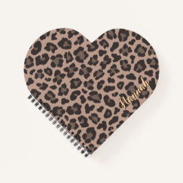 カスタマイズ可能なLeopard印刷スパイラルノートブック ノートブック