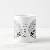 カスタマイズ可能なListakoraの貝殻のコーヒー・マグ- コーヒーマグカップ (中央)