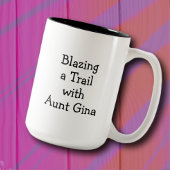 カスタマイズ可能なLittle Trailblazerフォトブースマグ ツートーンマグカップ