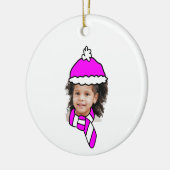 カスタマイズ可能なLittle Trailblazerフォトブース セラミックオーナメント (左)