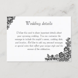 カスタマイズ可能なMのエレガントなウェディングエンクロージャカード エンクロージャーカード