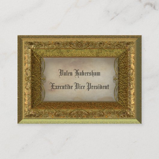 カスタマイズ可能なMcMylesのビクトリア時代の人 名刺 (正面)