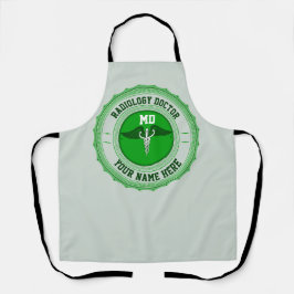 カスタマイズ可能なMD専門分野カドゥセウス放射線学MD エプロン