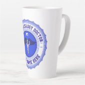 カスタマイズ可能なMD専門分野CADUCEUS麻酔科 カフェラテマグ (右アングル)