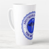 カスタマイズ可能なMD専門分野CADUCEUS麻酔科 カフェラテマグ (左アングル)