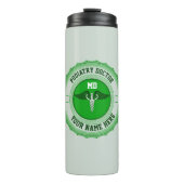 カスタマイズ可能なMD専門分野Caduceus Podiatry タンブラー (正面)