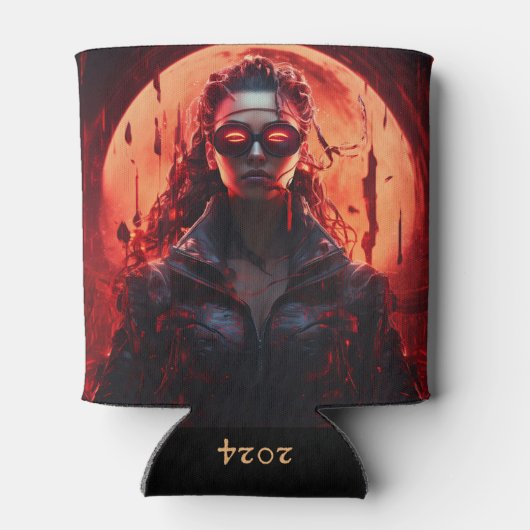 カスタマイズ可能なMemento Drink 太陽の Eclipse 缶クーラー (裏面)