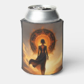 カスタマイズ可能なMemento Drink Cozie 太陽の Eclipse 缶クーラー (缶裏面)